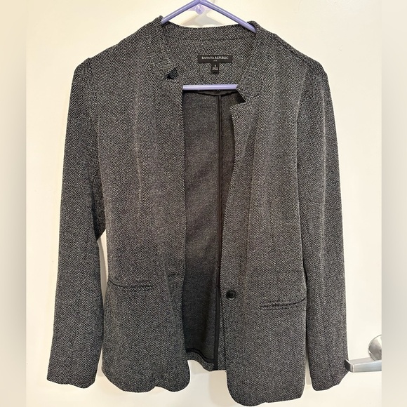 Banana Republic Jackets & Blazers - Banana Republic Classic Knit Herringbone Inverted Collar Blazer, Size Small (S)